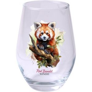 Full Color Stemless Wine Glass 11.5 Oz