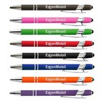 Soft-Touch Aluminum Pen w/ Stylus