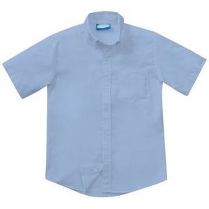 Classroom Uniforms Boys Youth Short Sleeve Oxford Shirt