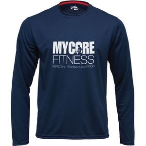 Screen Printed Long Sleeve Performance T-Shirt