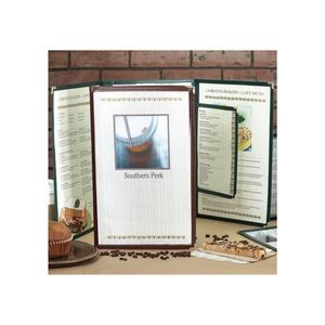 Vinyl Sewn Menu-2 View 5.5 X 8.5"