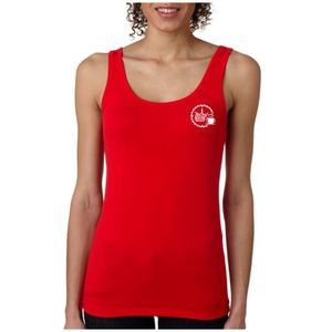 Next Level 4.3 oz. 57/ 38/ 5 Cotton/ Polyester/ Spandex Ladies Jersey Tank Tops